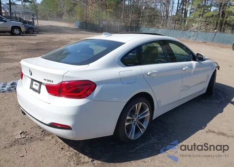 2018 BMW 430I Gran Coupe from USA, damaged, VIN WBA4J1C59JBM10486